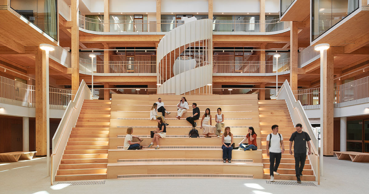 Macquarie University Michael Kirby Building featuring Havwoods timber flooring